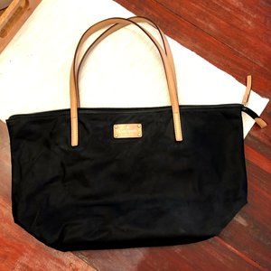 Kate Spade Nylon Bag/Leather Straps/Rare/Authentic